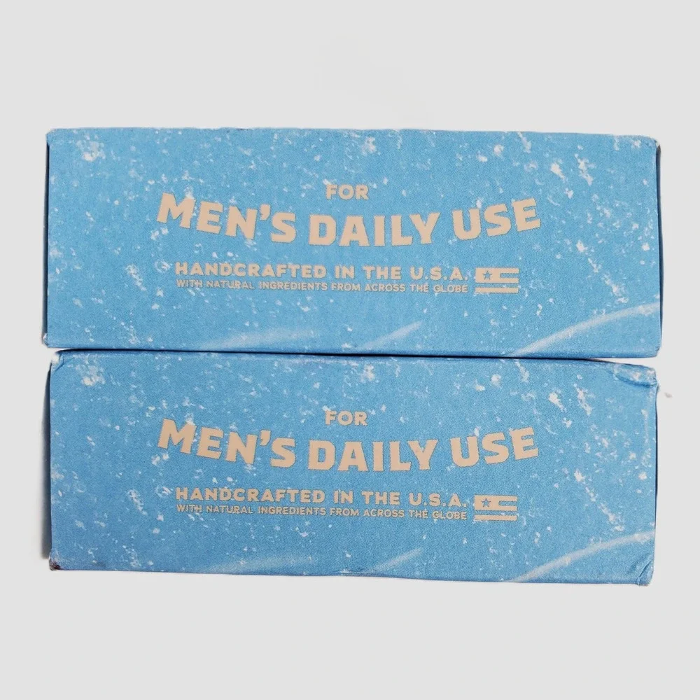 Dr Squatch Polar Rush Limited Edition Mens Natural Soap 5oz Heavy Grit‎ 2 Pack